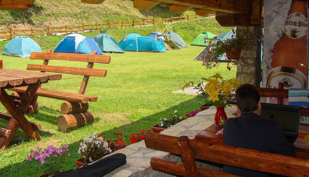 Camping Drina Foca Exteriér fotografie